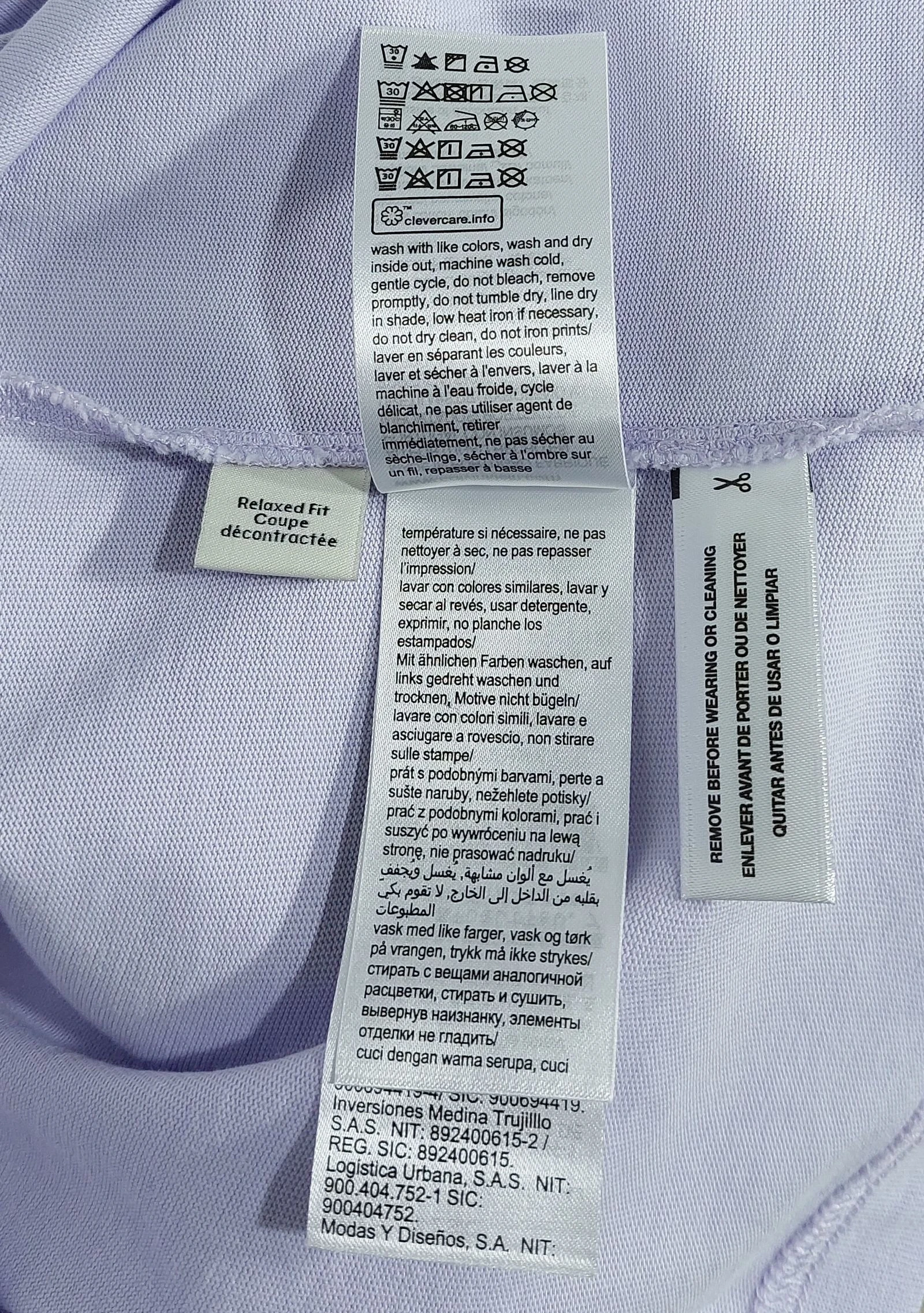 Calvin Klein Studio 'lovers in' oversize tshirt - lilac L – photo 5